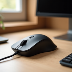 PulsePoint S4 Wired Optical Mouse USB 3200 DPI Gray