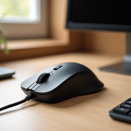 PulsePoint S4 Wired Optical Mouse USB 3200 DPI Gray