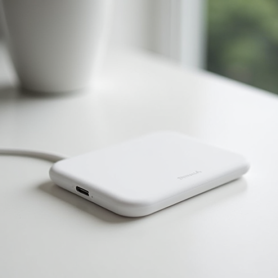 VoltCharge Z6 Triple Coil Wireless Charging Pad 15W White