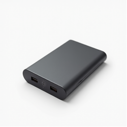 PulseVolt V3 8000mAh Mini Power Bank Pocket-Size USB-C Gray