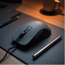 SwiftClick G3 Wired Optical Mouse USB 3200 DPI Gray