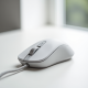 AeroMouse E9 Wired Optical Mouse USB 3200 DPI White