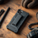NovaCover R6 Rugged Holster Belt Clip Phone Case Black Gray
