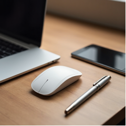 ZenScroll V5 Bluetooth Silent Mouse 800-2400 DPI White