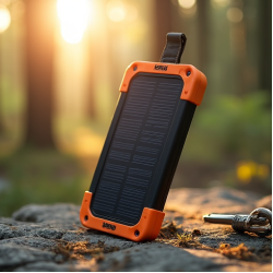 AeroCharge M6 12000mAh Solar Power Bank Dual USB Waterproof