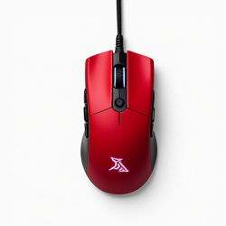 PulseScroll X2 Wired Gaming Mouse RGB 12000 DPI Red