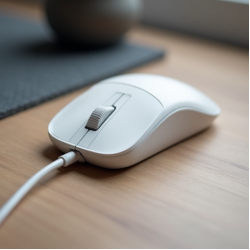 NovaSpark S3 Wired Silent Mouse USB 2400 DPI White
