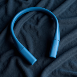 SoundPods V4 Neckband Earphones IPX4 Deep Bass Blue