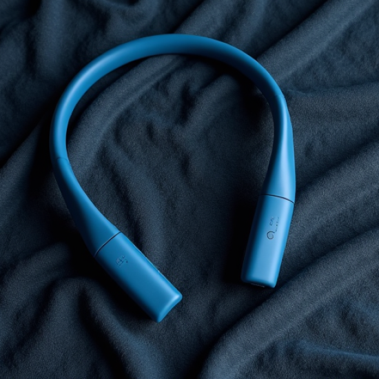 SoundPods V4 Neckband Earphones IPX4 Deep Bass Blue