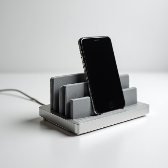 ZenCharge E8 Desktop Charging Station 6-Slot Organizer Silver