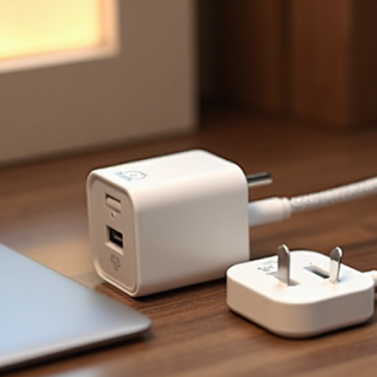 NovaPower R2 30W USB-C Quick Charge Dual Port Adapter White