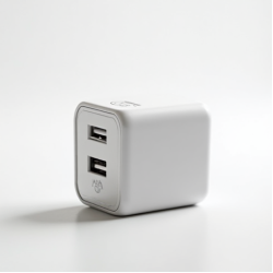 NovaPower R2 30W USB-C Quick Charge Dual Port Adapter White