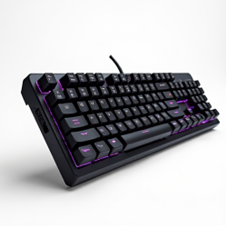 TechKeys M5 Gaming RGB Mechanical Keyboard Speed Switch Black