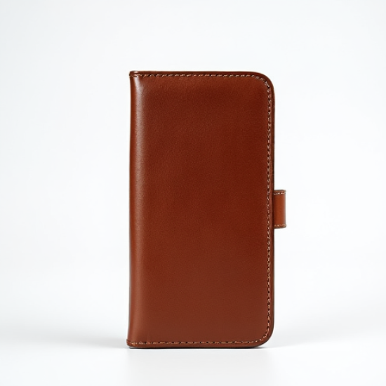 NovaCover V5 Leather Flip Case RFID Blocking Multi-Slot Brown