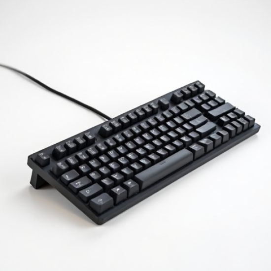 TechPad S6 Wired USB Membrane Keyboard 104-Key Gray