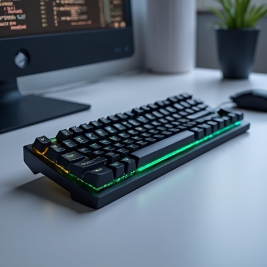 PulsePad X8 Wired Mechanical Keyboard Brown Switch TKL Blue