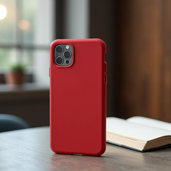 ArmourShell S1 Silicone Grip Soft Rubber Protective Case Red