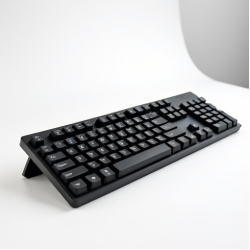 NovaPad R2 Wired USB Keyboard Full-Size Quiet Membrane Black
