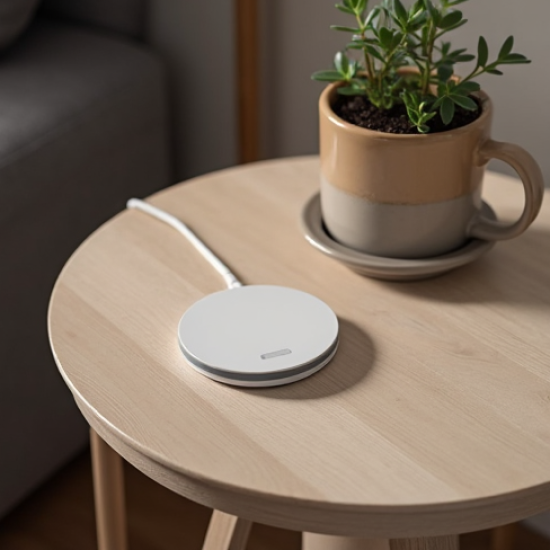 VoltCharge Z9 Wireless Charger 15W Qi-Certified Pad Slim White