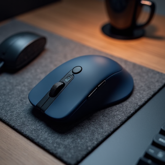 ClickZen E6 Bluetooth Silent Ergonomic Mouse 2400 DPI Blue