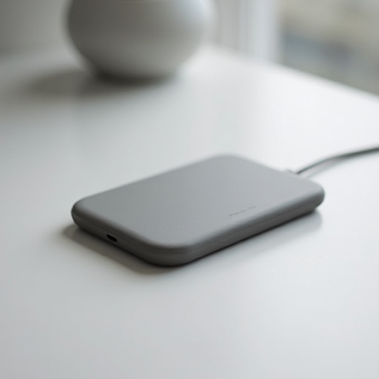 VoltCharge Z6 Triple Coil Wireless Charging Pad 15W White