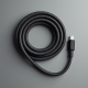AeroCharge E4 USB-C to USB-C Braided Cable 100W 6ft Gray