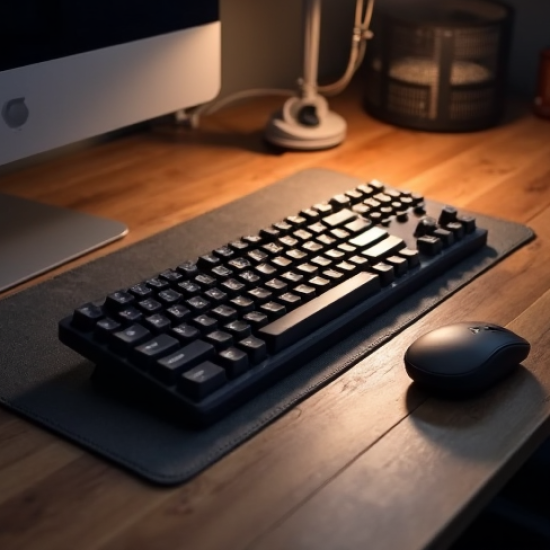 ZenKeys E2 Wired Mechanical Keyboard Brown Switch Full-Size Gray