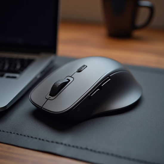 ClickPro Z4 Bluetooth Vertical Mouse Ergonomic 6-Button Silver