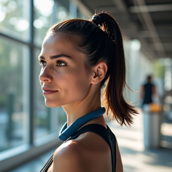 SoundPods V4 Neckband Earphones IPX4 Deep Bass Blue