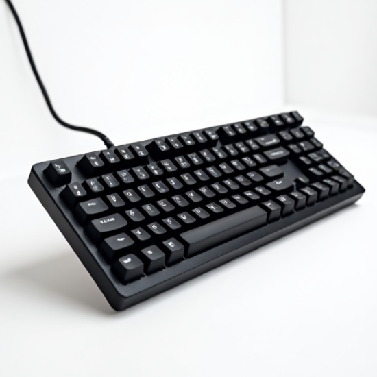 SwiftPad M3 Wired Mechanical Keyboard Full-Size Green Switch Black