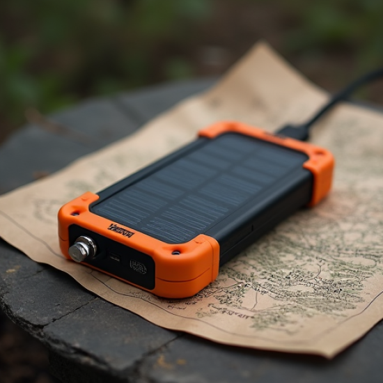 AeroCharge M6 12000mAh Solar Power Bank Dual USB Waterproof
