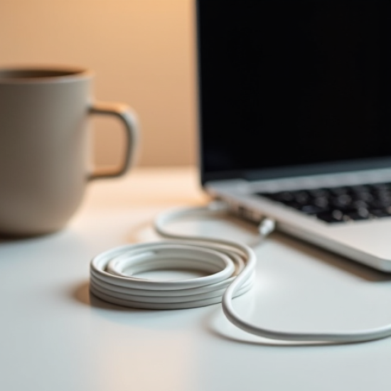 VoltCharge S6 1m USB-A to Lightning Cable MFI 2.4A White