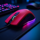 AeroMouse V6 Gaming Mouse RGB Wired 16000 DPI Red
