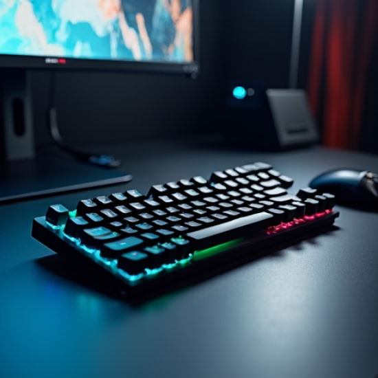 PulseType M2 Wired Mechanical Full-Size Keyboard Speed Switch Black