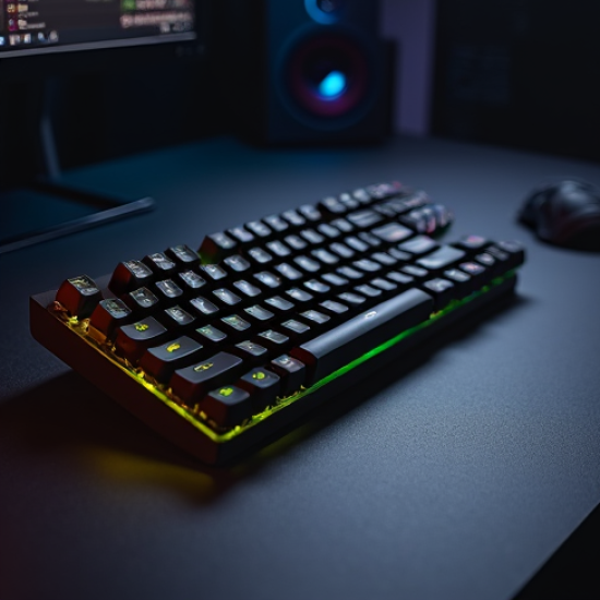 ZenType R1 Gaming Mechanical Keyboard RGB Green Switch Black