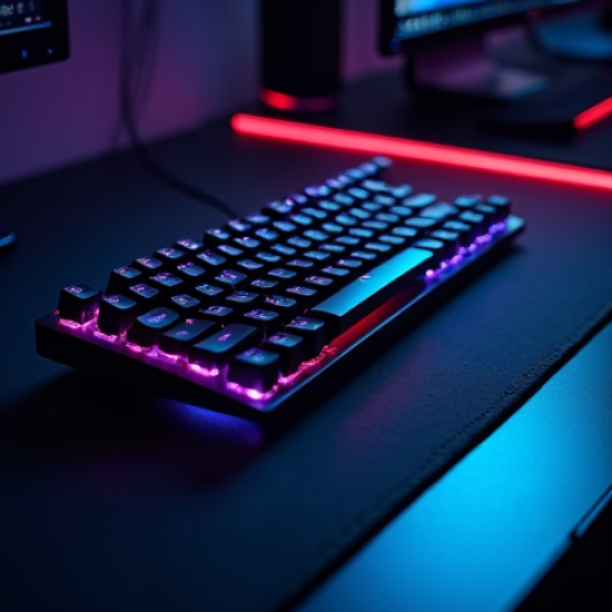 PulseType M2 Wired Mechanical Full-Size Keyboard Speed Switch Black