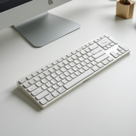 SwiftKeys G3 Wireless Keyboard 2.4GHz Slim Compact White